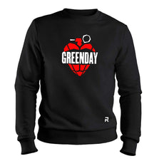 Moletom Green Day Unissex - Clube Rock - P-MASC-002-PT - P - Preto -