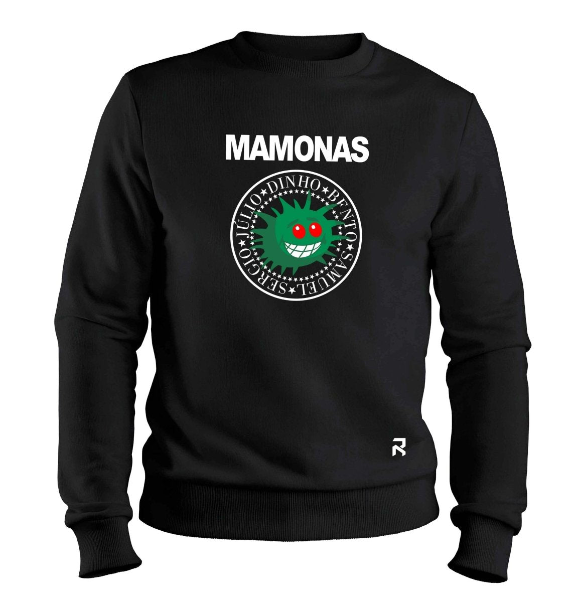 Moletom Mamonas Nomes Unissex - Clube Rock - P-MASC-002-PT - P - Preto -