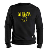 Moletom Nirvana Unissex - Clube Rock - P-MASC-002-PT - P - Preto -