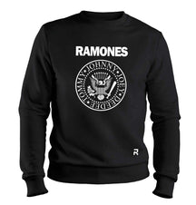 Moletom Ramones Unissex - Clube Rock - P-MASC-002-PT - P - Preto -