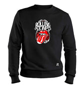 Moletom Rolling Stones 50 Anos Unissex - Clube Rock - P-MASC-002-PT - P - Preto -