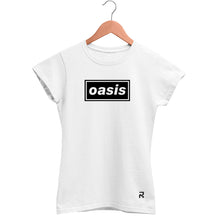 Camiseta Baby Look Feminina Oasis Logo