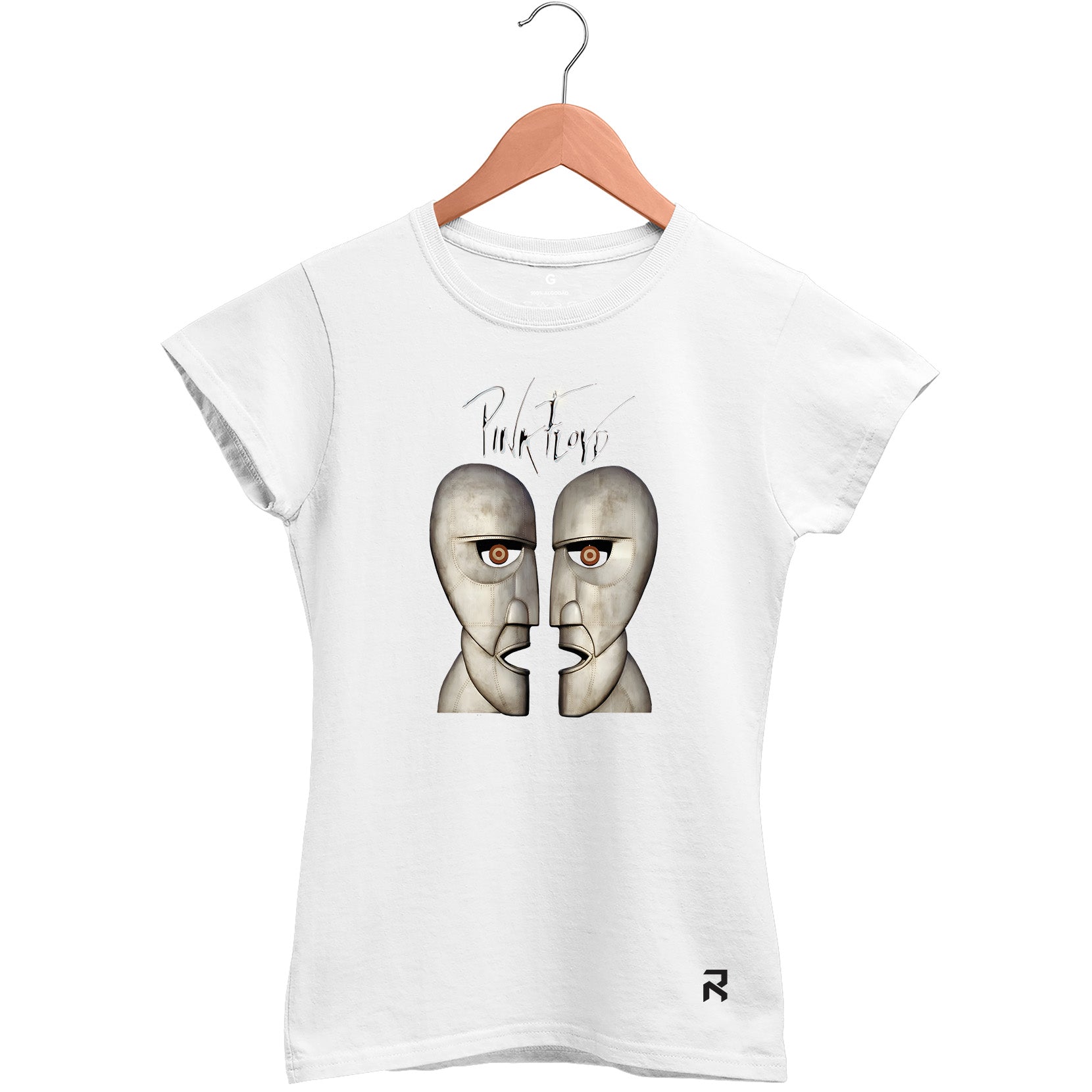 Camiseta Baby Look Feminina Pink Floyd Division Bell