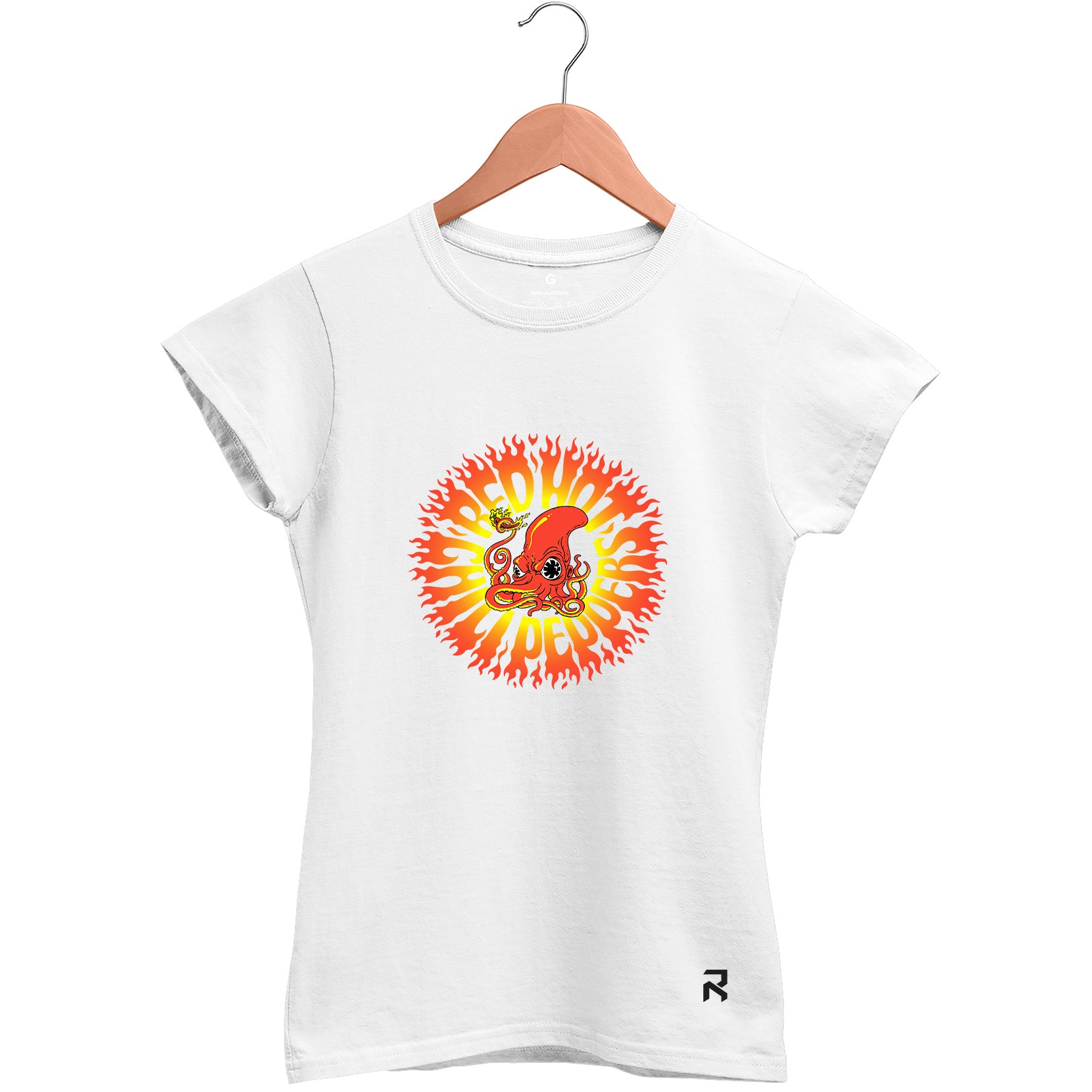 Camiseta Baby Look Feminina Polvo Red Hot Chili Peppers