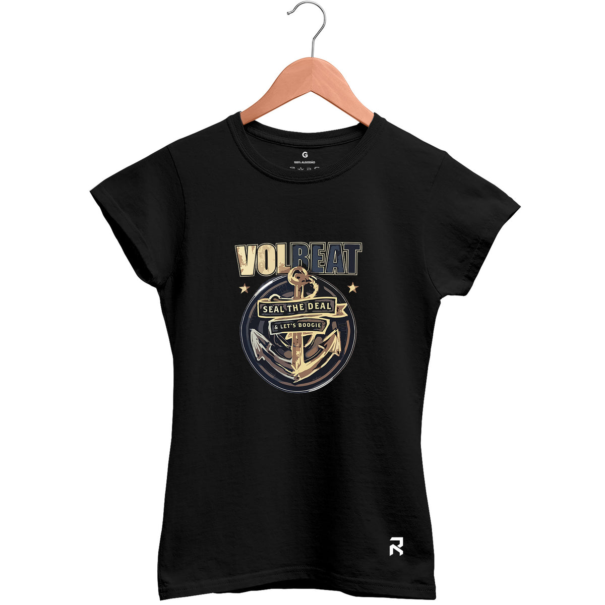 Camiseta Baby Look Feminina Volbeat