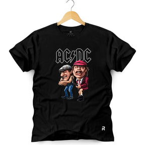 Camiseta Masculina ACDC Anime - Clube Rock - P - Preta -