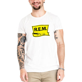 Camiseta Masculina REM - Clube Rock - P - Branca -