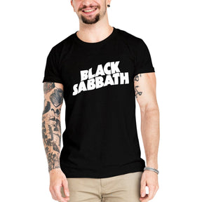 Camiseta Masculina Black Sabbath - Clube Rock - P-MASC-011-BC - P - Branca -