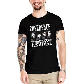 Camiseta Masculina Creedence - Clube Rock - P - Branca -