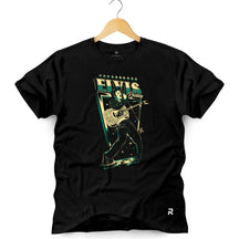 Camiseta Masculina Elvis Presley - Clube Rock - P - Preta -