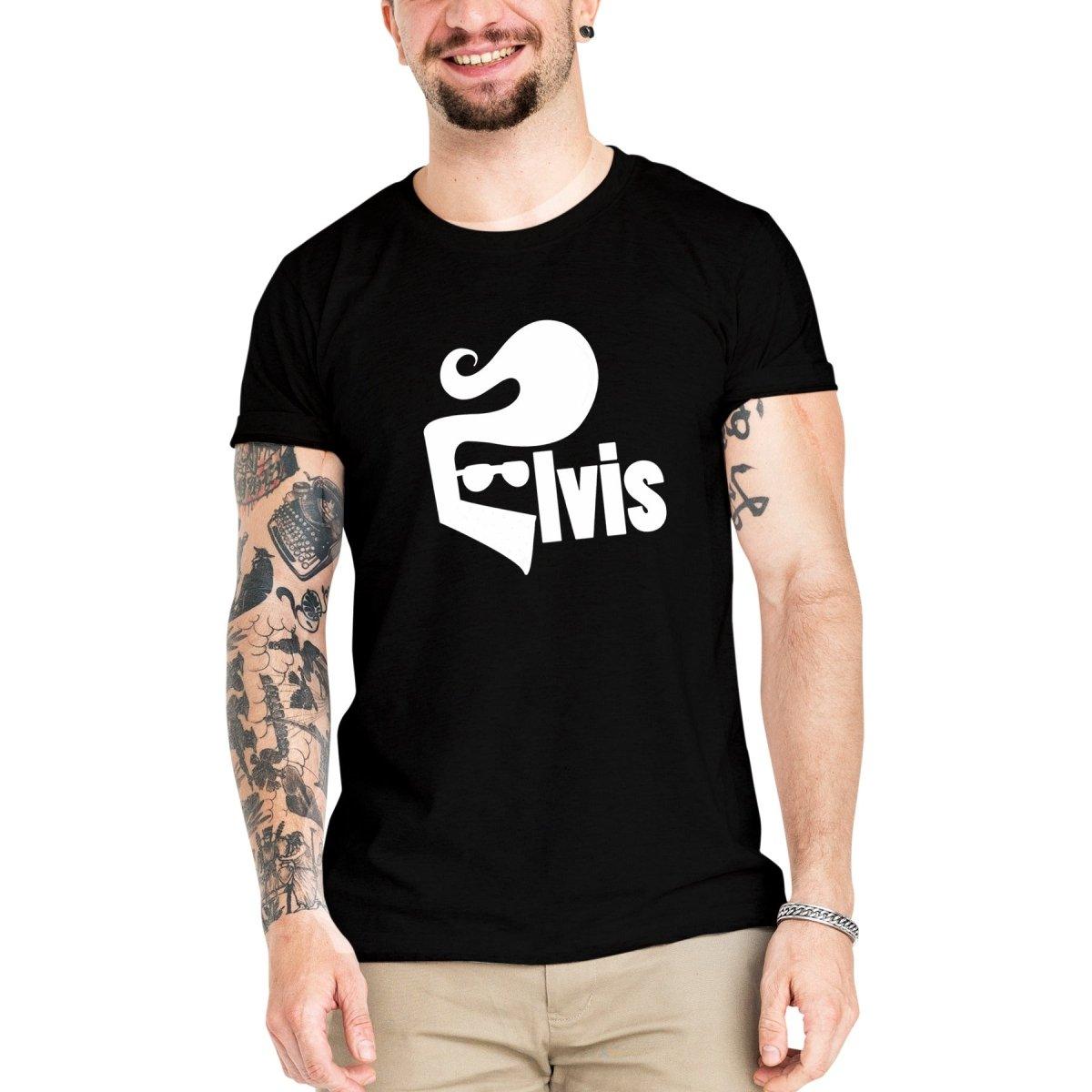 Camiseta Masculina Elvis Rei - Clube Rock - P - Branca -