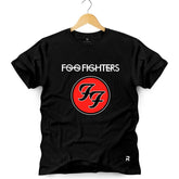 Camiseta Masculina Foo Fighters - Clube Rock - P - Preta -