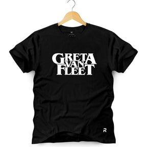 Camiseta Masculina Greta Van Fleet - Clube Rock - P - Preta -