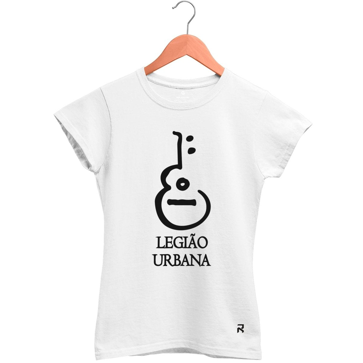 Camiseta Baby Look Feminina Legião Urbana - Clube Rock - P - Branca -