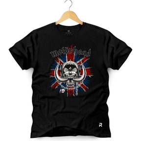 Camiseta Masculina Motor Head - Clube Rock - P - Preta -