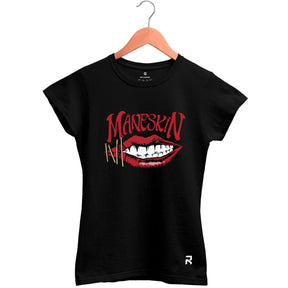 Camiseta Baby Look Feminina Maneskin - Clube Rock - P - Preta -