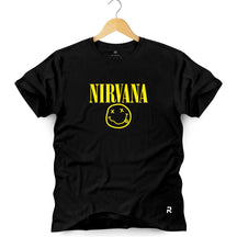 Camiseta Masculina Nirvana Smile - Clube Rock - P-MASC-066-PT - P - Preta -