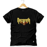 Camiseta Masculina Nazareth - Clube Rock - P-MASC-065-PT - P - Preta -