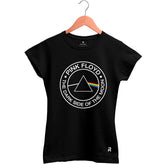 Camiseta Baby Look Feminina Pink Floyd - Clube Rock - P - Preta -