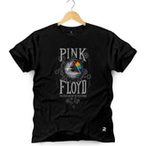 Camiseta Masculina Pink Floyd Tour - Clube Rock - P - Preta -