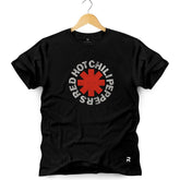 Camiseta Masculina Red Hot Chili Peppers - Clube Rock - P-MASC-071-PT - P - Preta -