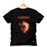 Camiseta Masculina Scorpions - Clube Rock - P - Preta -