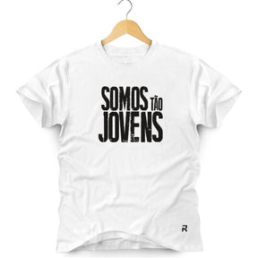 Camiseta Masculina Somos Tão Jovens - Clube Rock - P-MASC-083-BC - P - Branca -