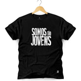 Camiseta Masculina Somos Tão Jovens - Clube Rock - P-MASC-082-PT - P - Preta -