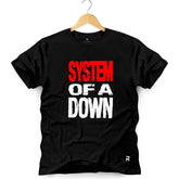 Camiseta Masculina System Of a Down - Clube Rock - P - Preta -