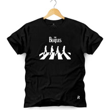 Camiseta Masculina The Beatles Abbey Road - Clube Rock - P-MASC-084-PT - P - Preta -