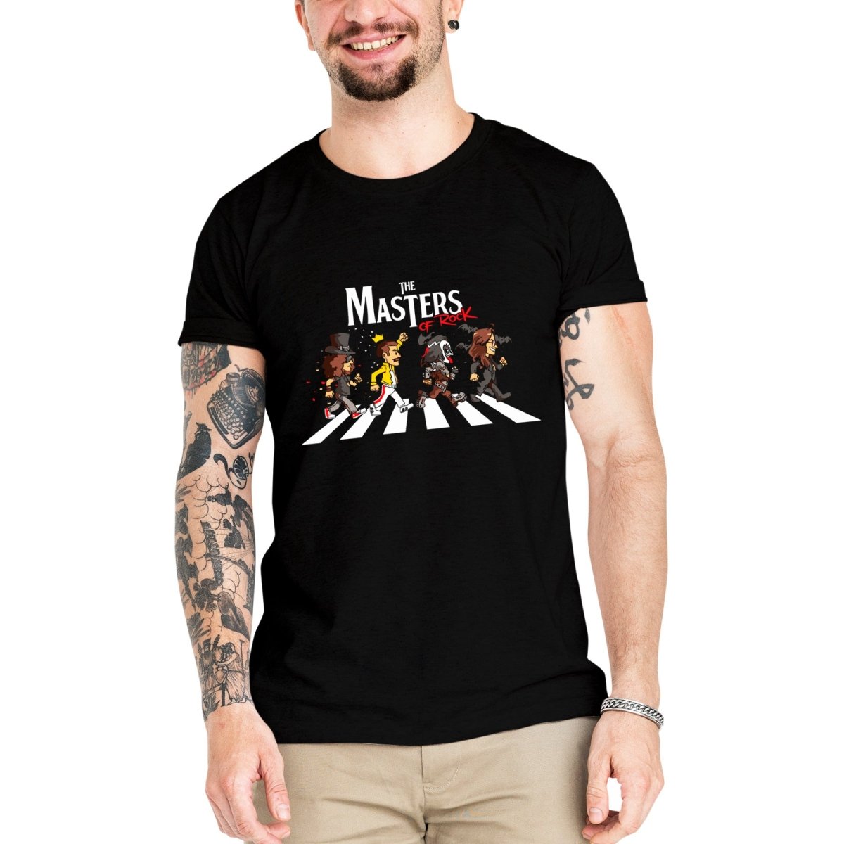 Camiseta Masculina The Masters Of Rock - Clube Rock - P-MASC-086-PT - P - Preta -