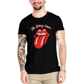 Camiseta Masculina The Rolling Stones - Clube Rock - P-MASC-087-BC - P - Branca -