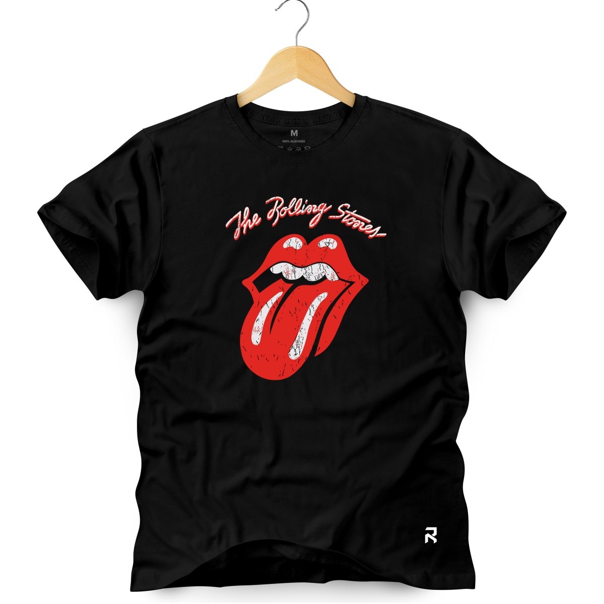 Camiseta Masculina The Rolling Stones - Clube Rock - P-MASC-087-PT - P - Preta -