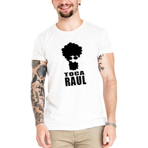 Camiseta Masculina Toca Raul - Clube Rock - P-MASC-089-BC - P - Branca -