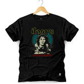 Camiseta Masculina The Doors Live - Clube Rock - P - Preta -