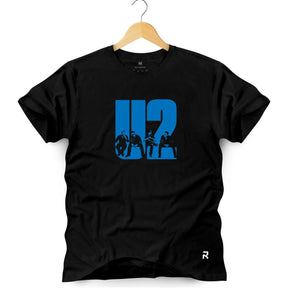 Camiseta Masculina U2 - Clube Rock - P-MASC-090-PT - P - Preta -