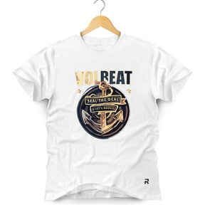 Camiseta Masculina Volbeat - Clube Rock - P - Branca -