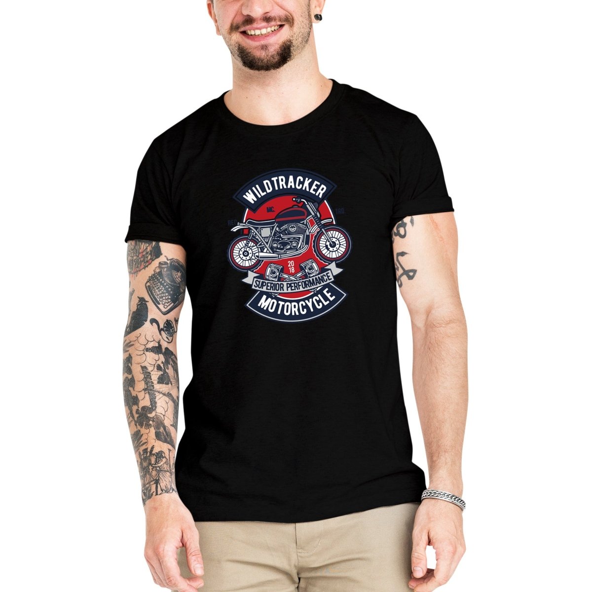 Camiseta Masculina WildTracker - Clube Rock - P-MASC-091-BC - P - Branca -