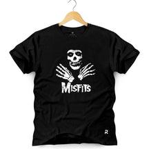 Camiseta Masculina Misfits - Clube Rock - P-MASC-059-PT - P - Preta -