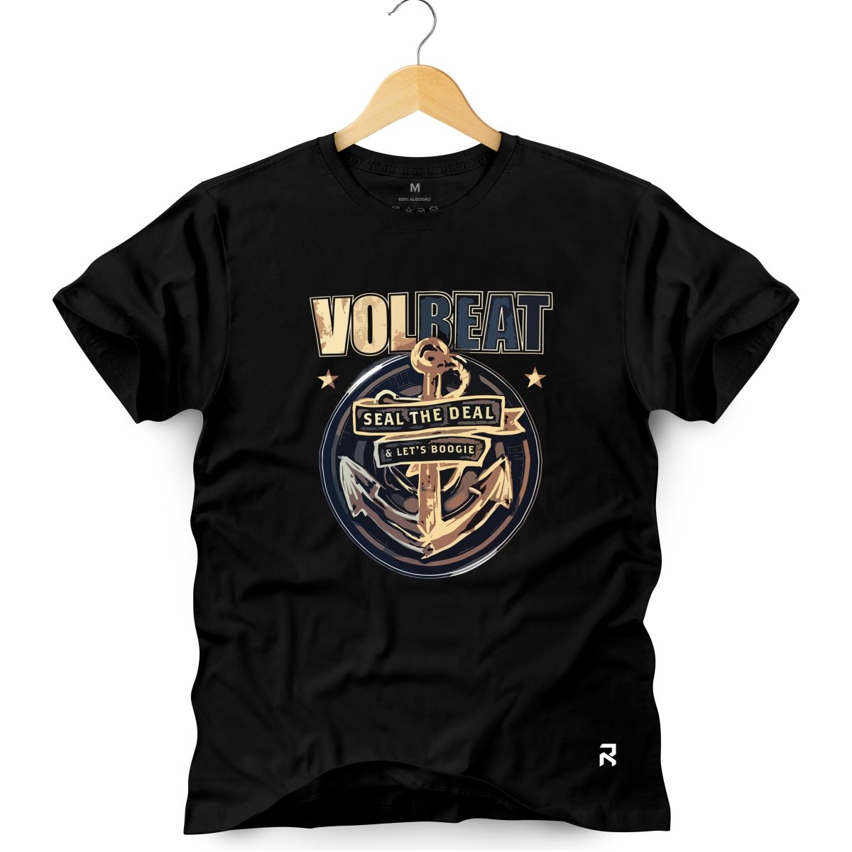 Camiseta Masculina Volbeat - Clube Rock - P - Preta -