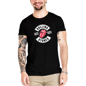 Camiseta Masculina Rolling Stones 1978 - Clube Rock - P-MASC-078-BC - P - Branca -