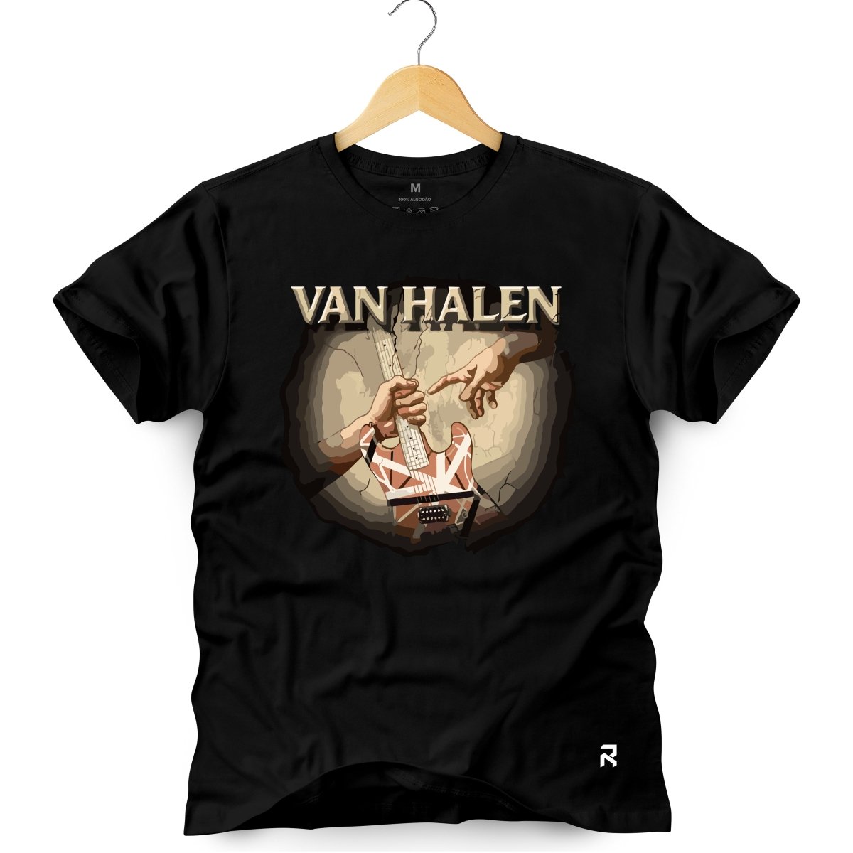 Camiseta Masculina Van Halen - Clube Rock - P - Preta -