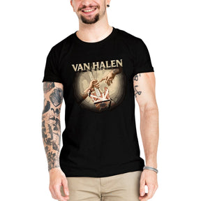 Camiseta Masculina Van Halen - Clube Rock - P - Branca -